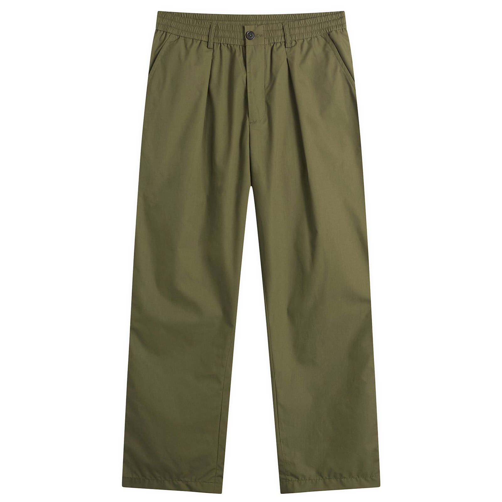 Men's Recycled Poly Tech Pleated Track Pant Olive