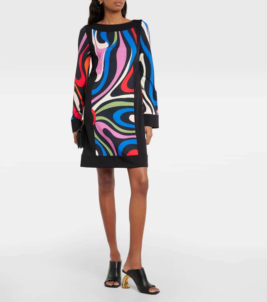 Marmo printed shift dress