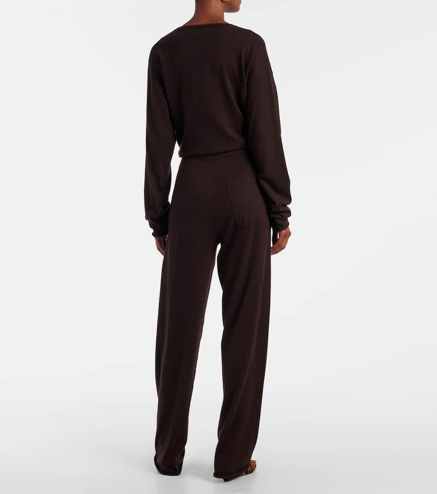 N°353 Relax cotton-blend straight pants