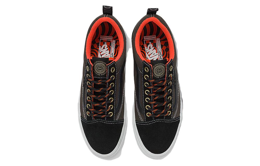 Old Skool x Spitfire Skate Shoes 'Black Red Flame'