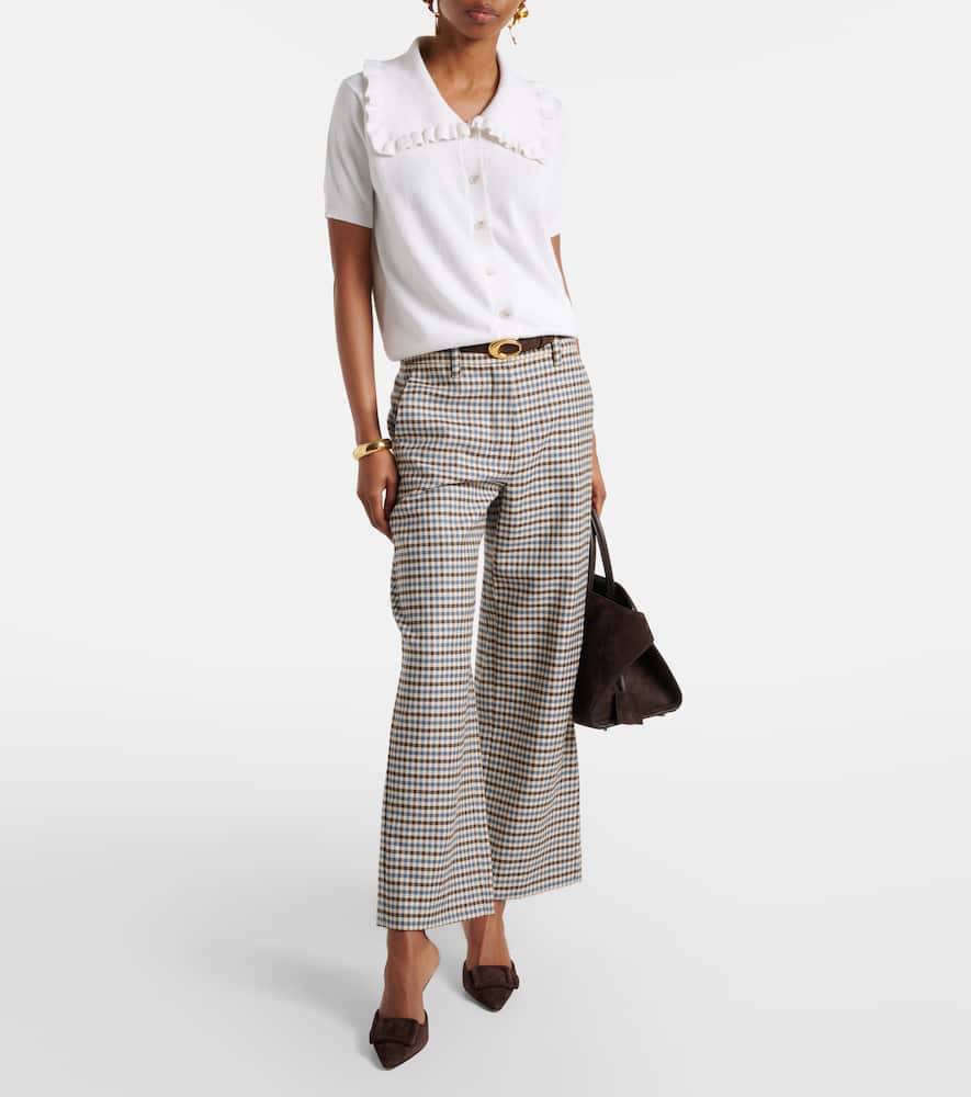 Cotton and cashmere cardigan