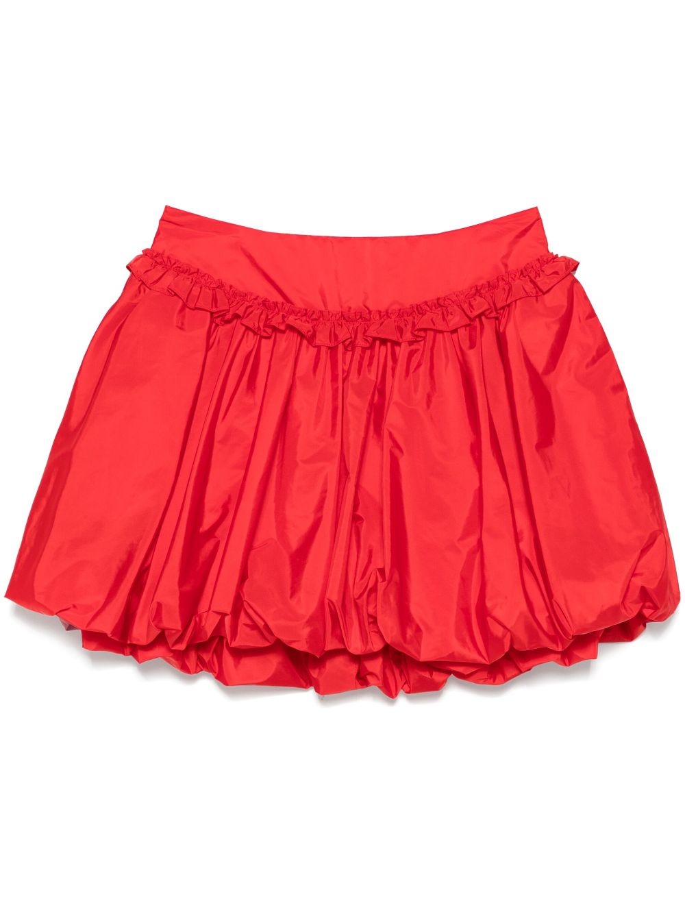 Gathered-detail mini skirt