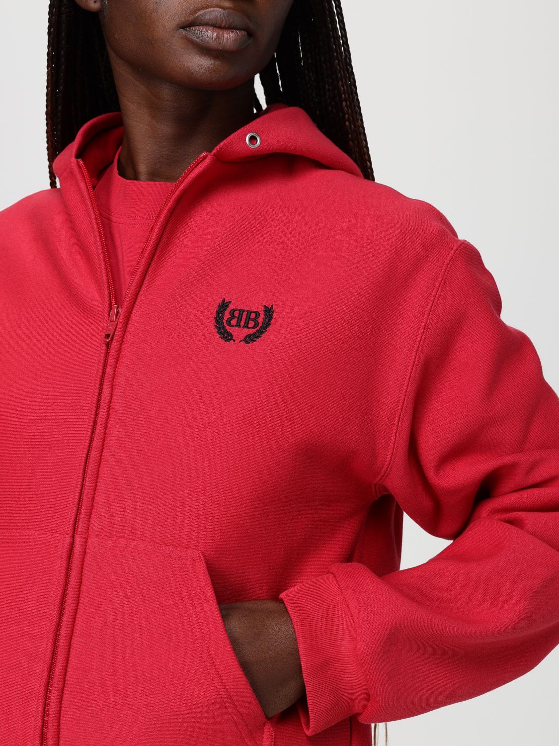 Sweatshirt Woman color Red