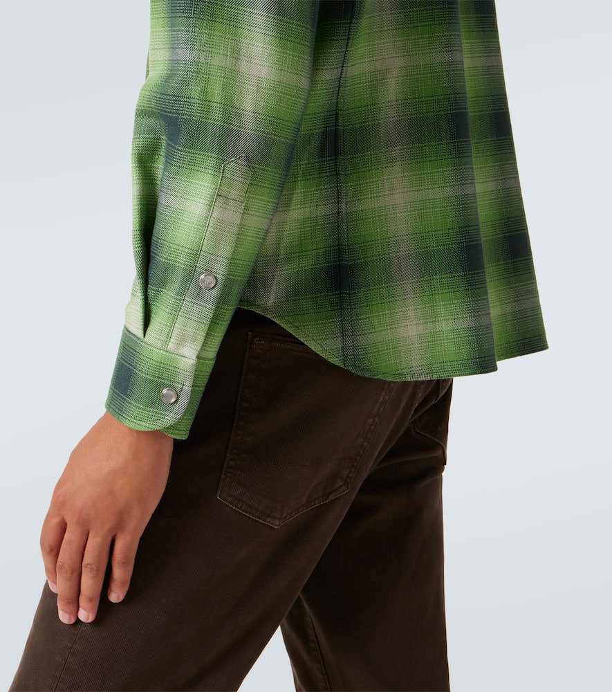 Checked cotton shirt