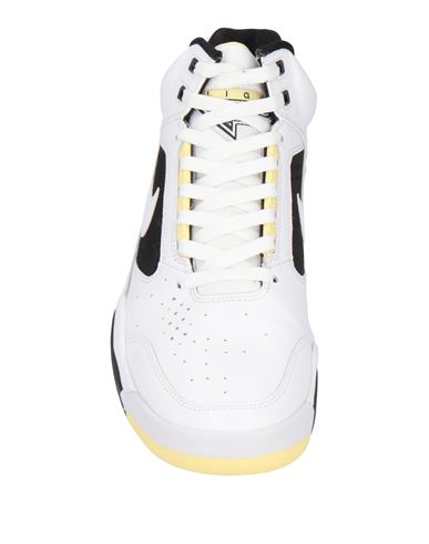 Woman Sneakers White Size 7.5 Leather, Textile fibers