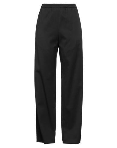 Woman Pants Black Size 4 Polyester, Virgin Wool, Elastane