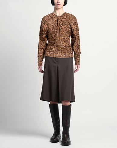 Woman Top Light brown Size L Viscose, Elastane