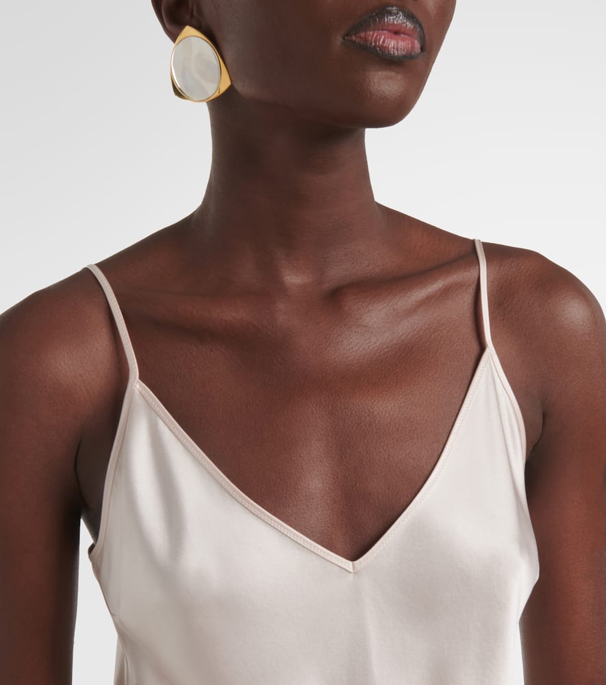 Clea silk tank top