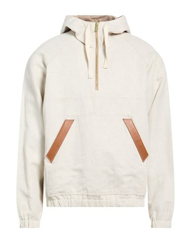 Drôle De Monsieur Man Jacket Beige Size XL Cotton, Linen