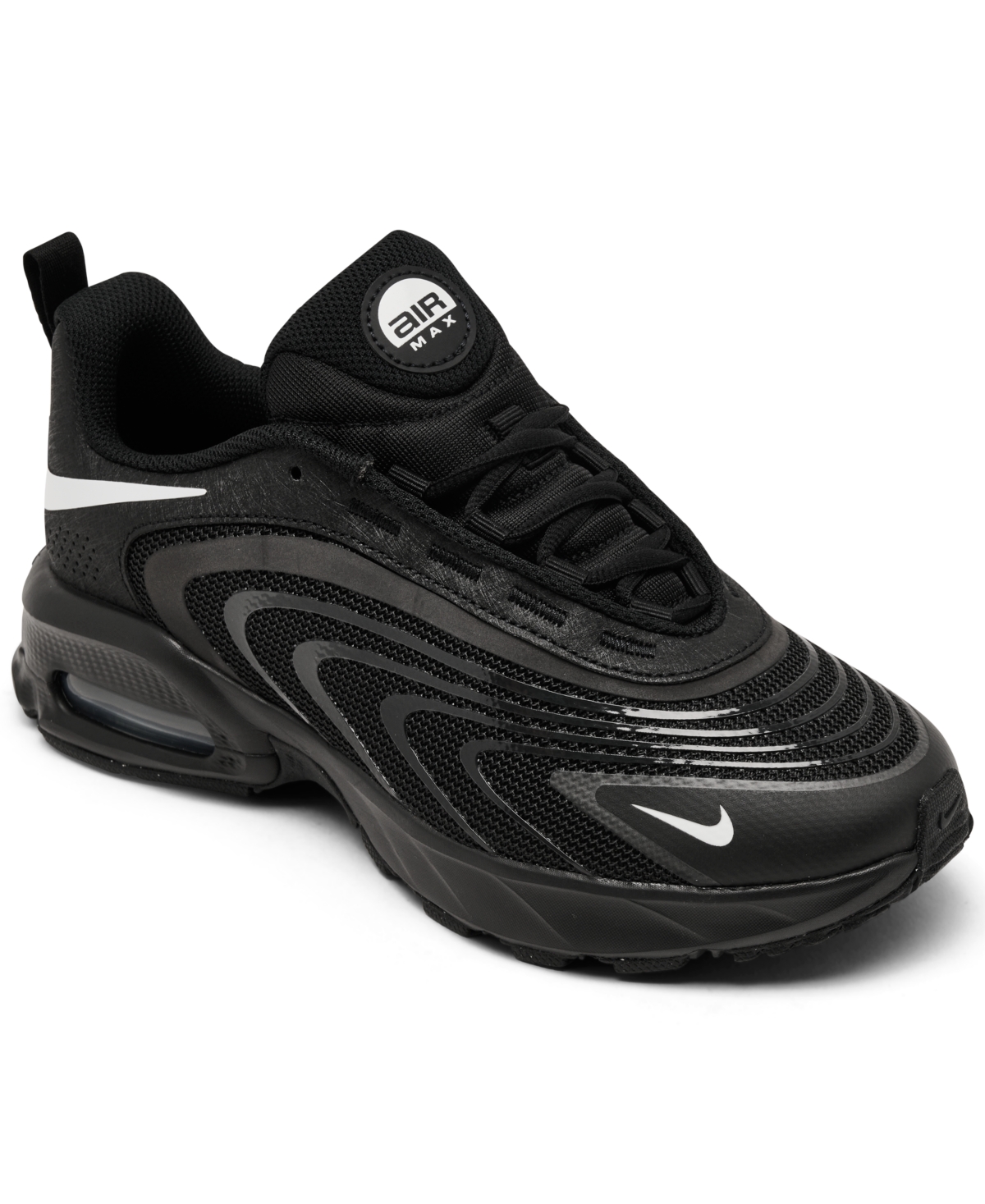 Big Kids' Air Max Fire Casual Sneakers From Finish Line - Black, White