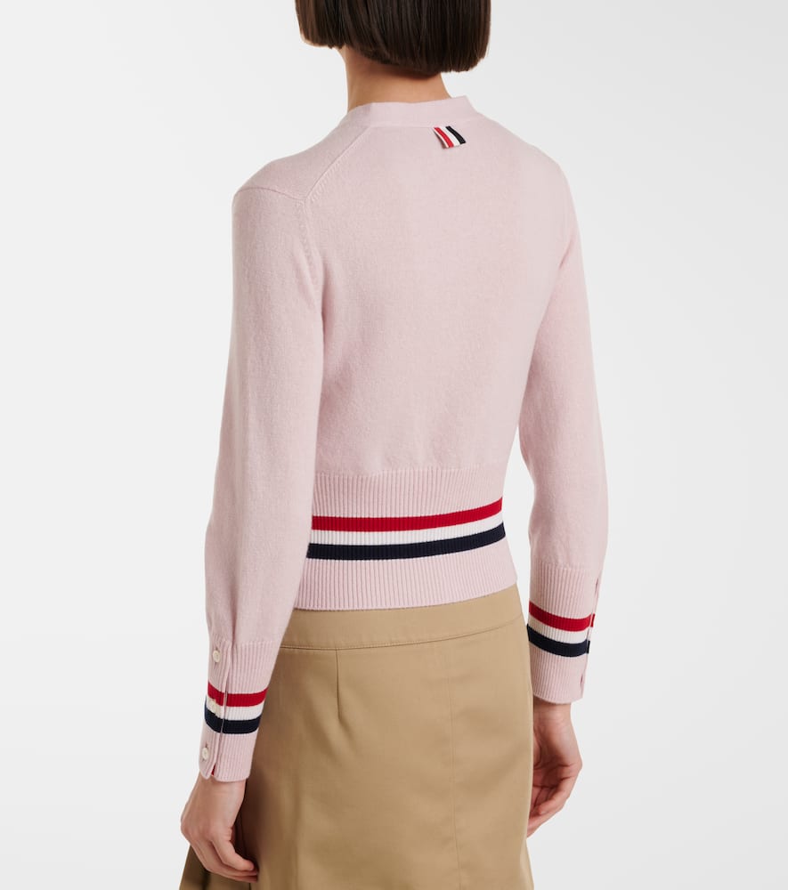 Cropped cashmere cardigan