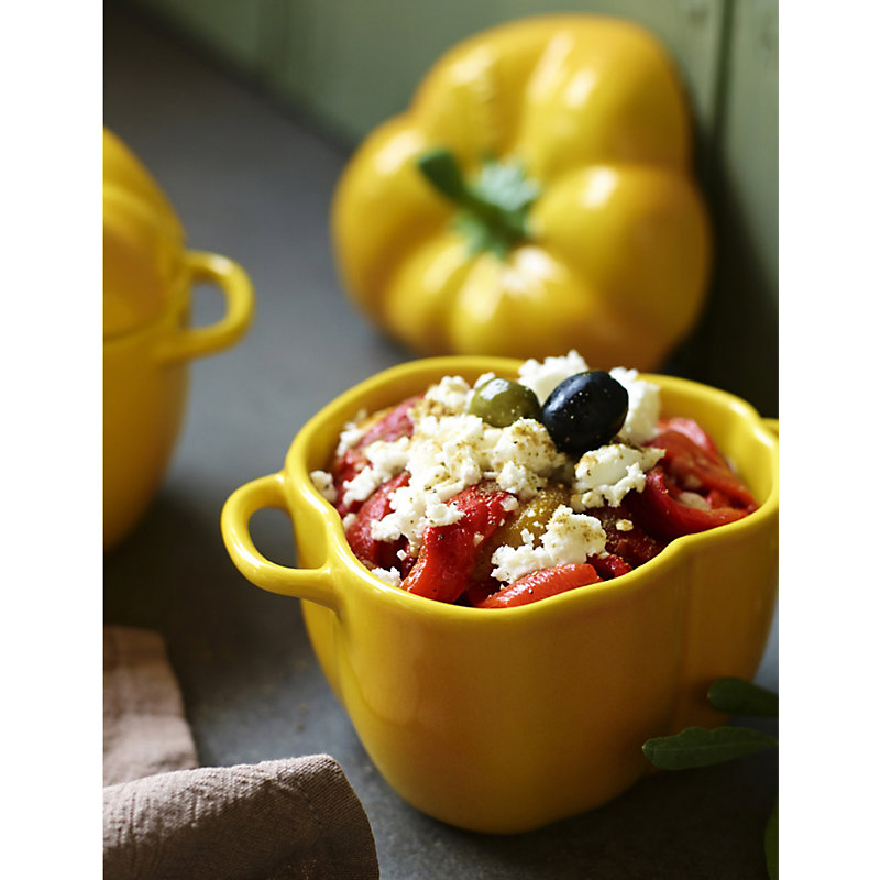 Yellow Pepper Cast-iron and Enamel Cocotte 11cm