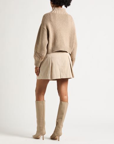 Woman Turtleneck Sand Size XS Cashmere