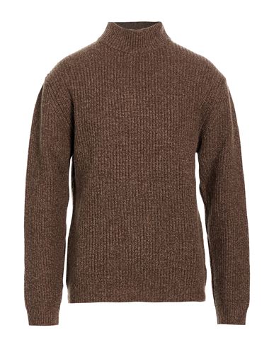 Man Turtleneck Light brown Size XXL Merino Wool, Polyamide