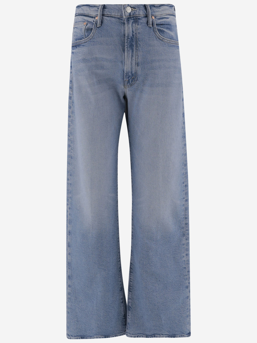 Blue Wide Leg Jeans