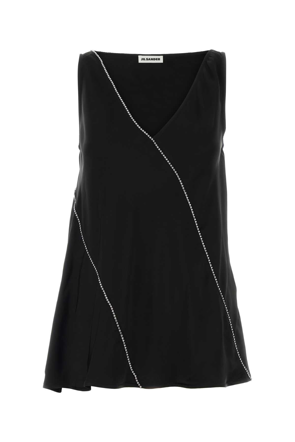Chain Tank Top — Black