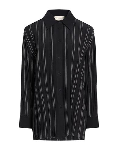 Woman Shirt Black Size M Silk