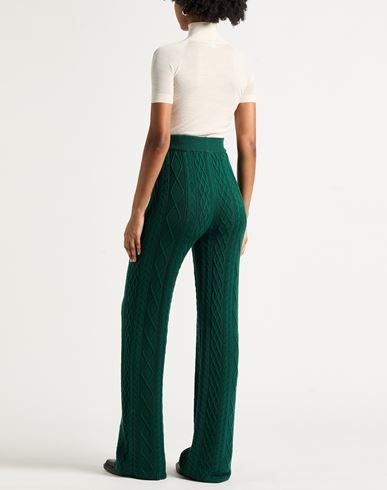 Woman Pants Green Size 8 Wool