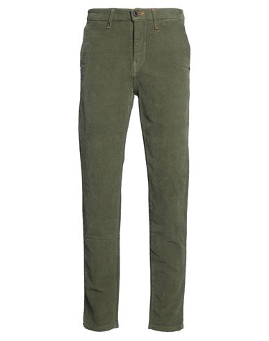 Man Pants Military green Size 26 Cotton, Elastane