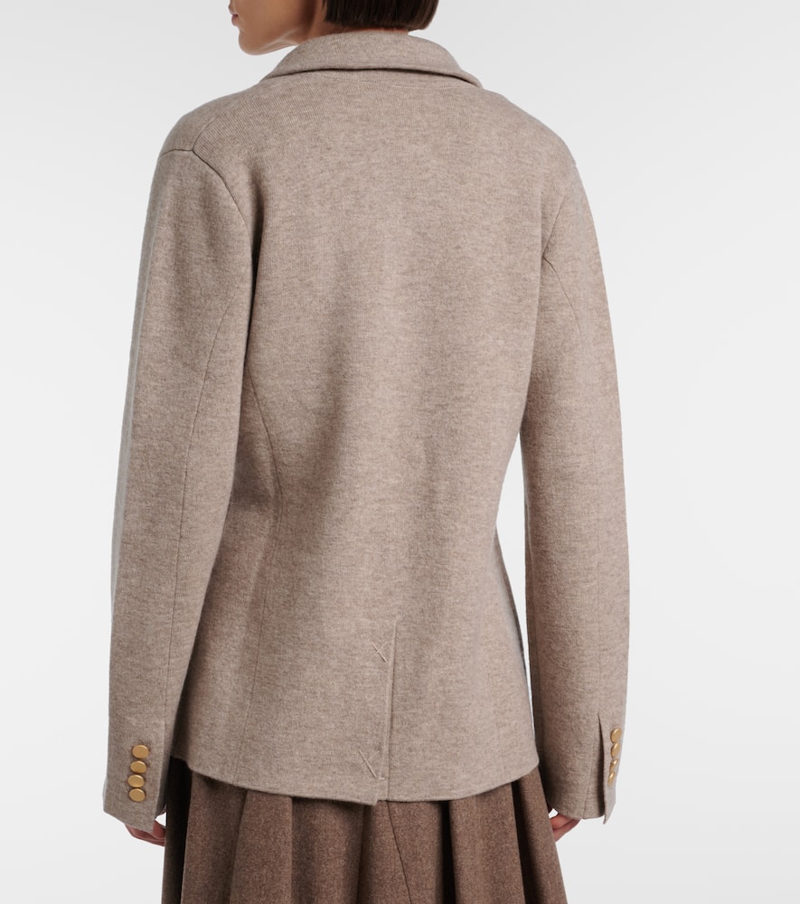 Wool and cashmere blazer
