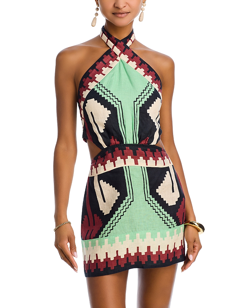 Tide Strenght mini dress - Green