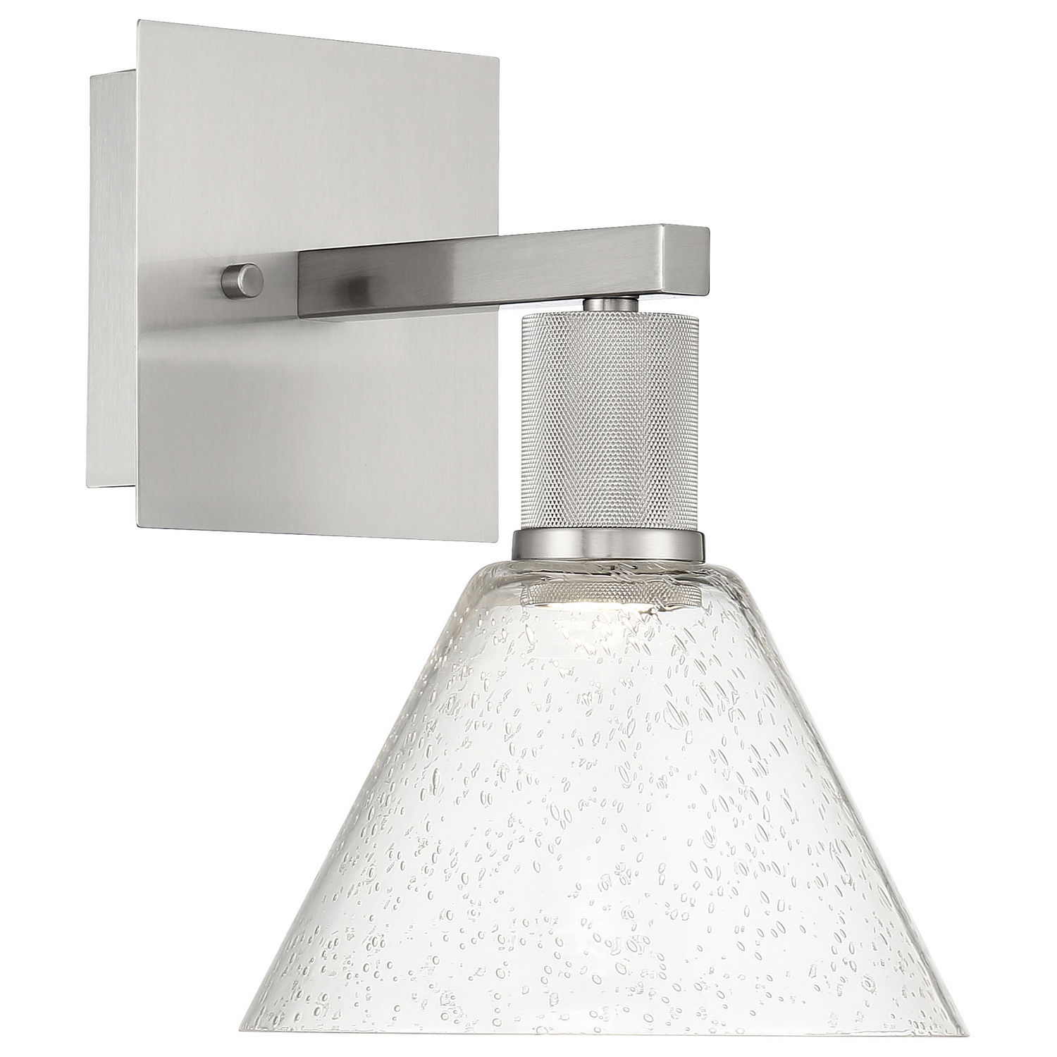 Brushed Steel LED Wall Sconce from the Port Nine Martini Collection