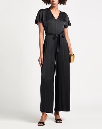 Woman Jumpsuit Black Size 6 Viscose