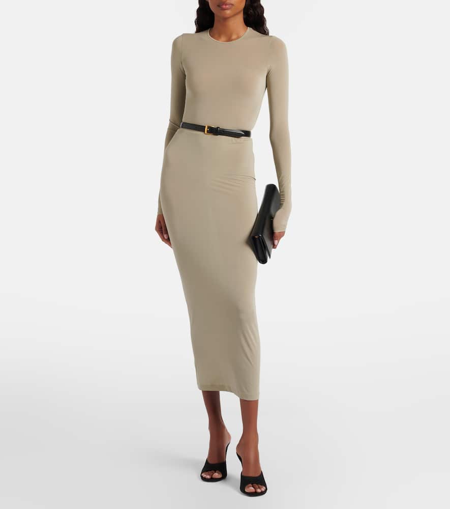 Sheer pencil skirt