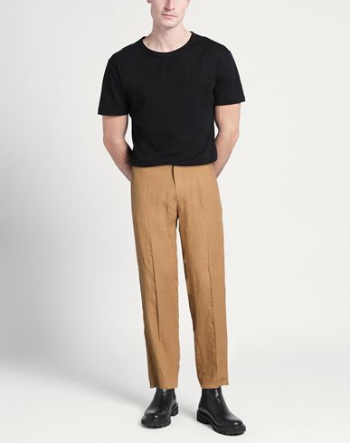 Man Pants Camel Size 26 Linen