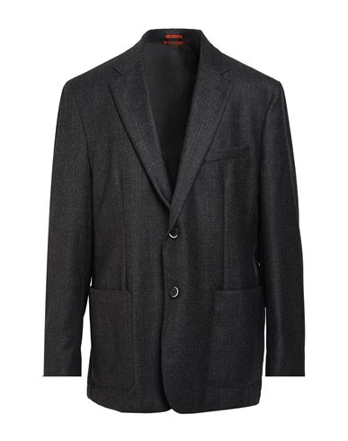 Man Blazer Grey Size 46 Virgin Wool