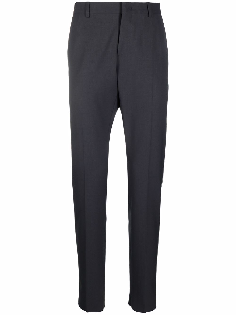 Stripe-detail tailored trousers - Grey