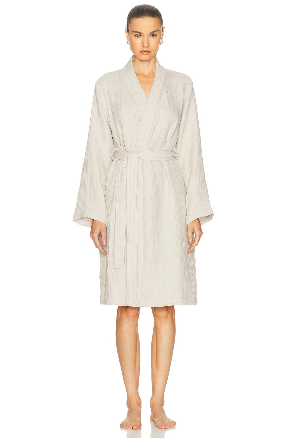 Parachute Cloud Cotton Robe in Bone - Cream.  S also in