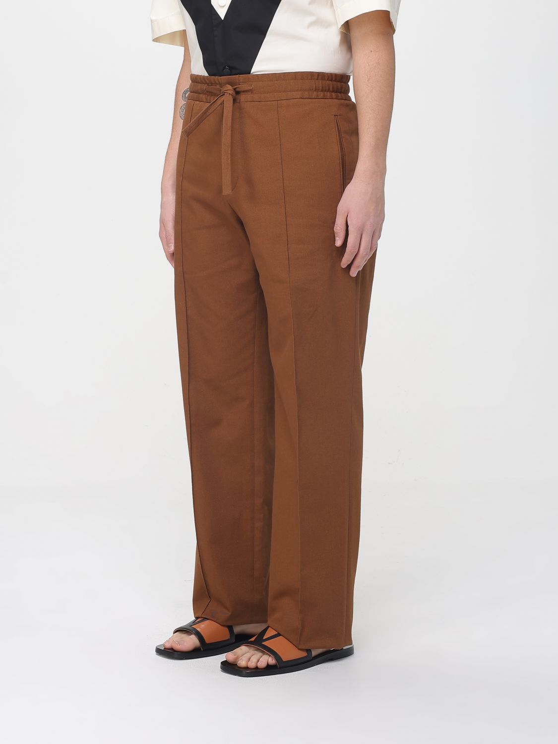 Pants Men color Blue
