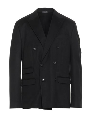 Man Blazer Black Size 36 Cashmere