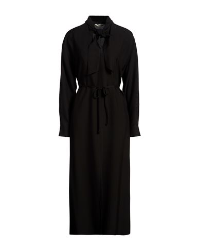 Woman Maxi dress Black Size 6 Viscose