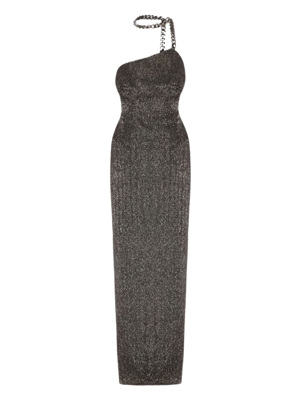 TOM FORD crystal-embellished maxi dress - Silver