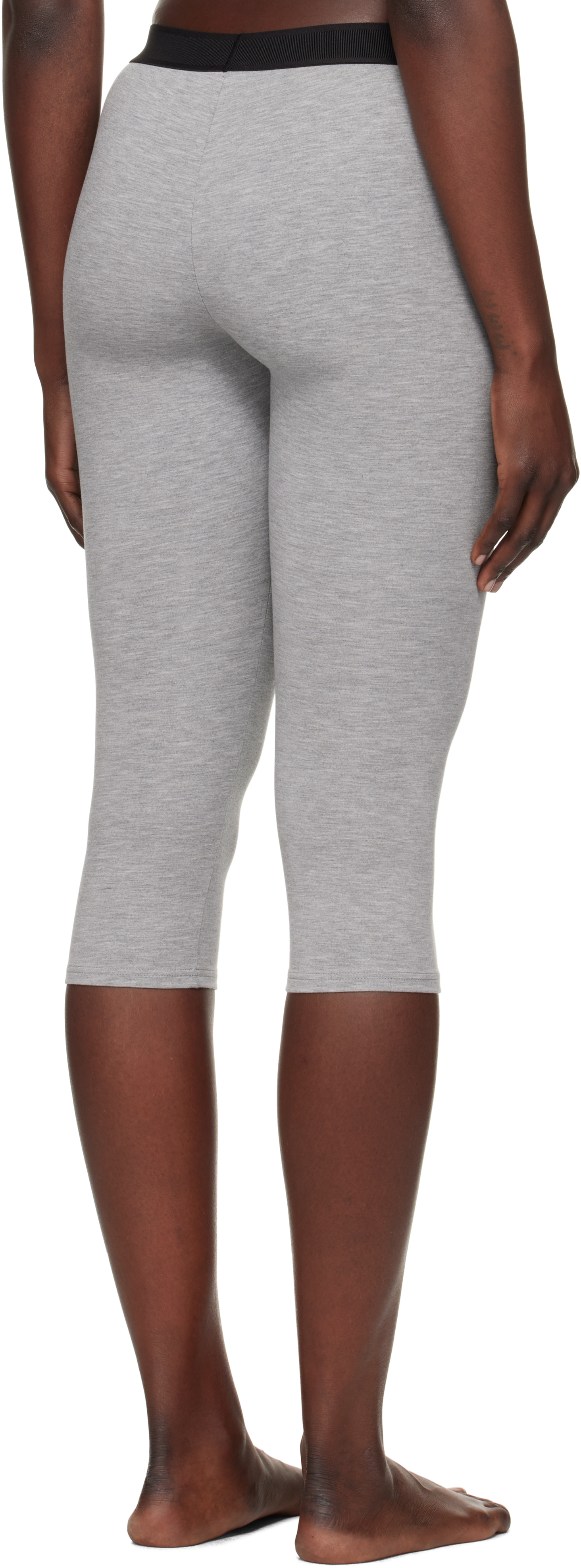 TOM FORD Gray Modal Yoga Short Leggings