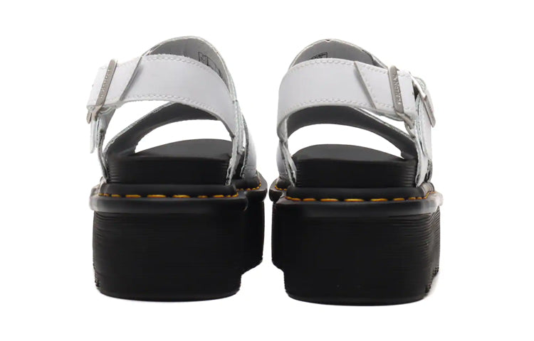 (WMNS) Voss Leather Thick Bottom Sandals White