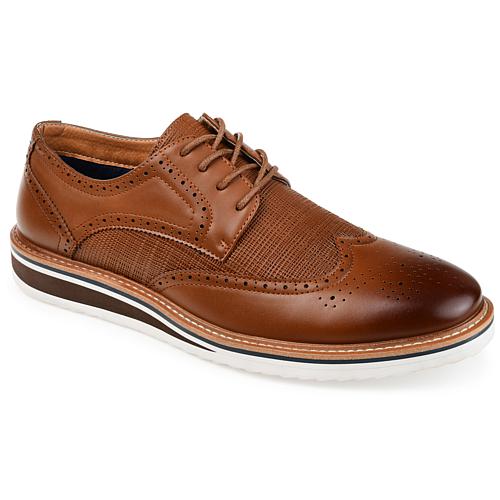 . Men's Warrick Wingtip Derby - Brown