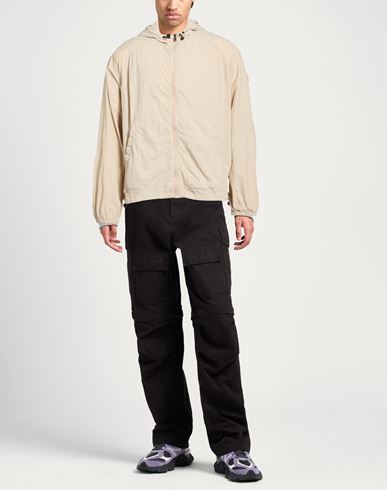 Man Jacket Beige Size L Polyamide