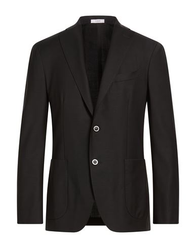 Man Blazer Black Size 38 Wool, Polyester, Elastane