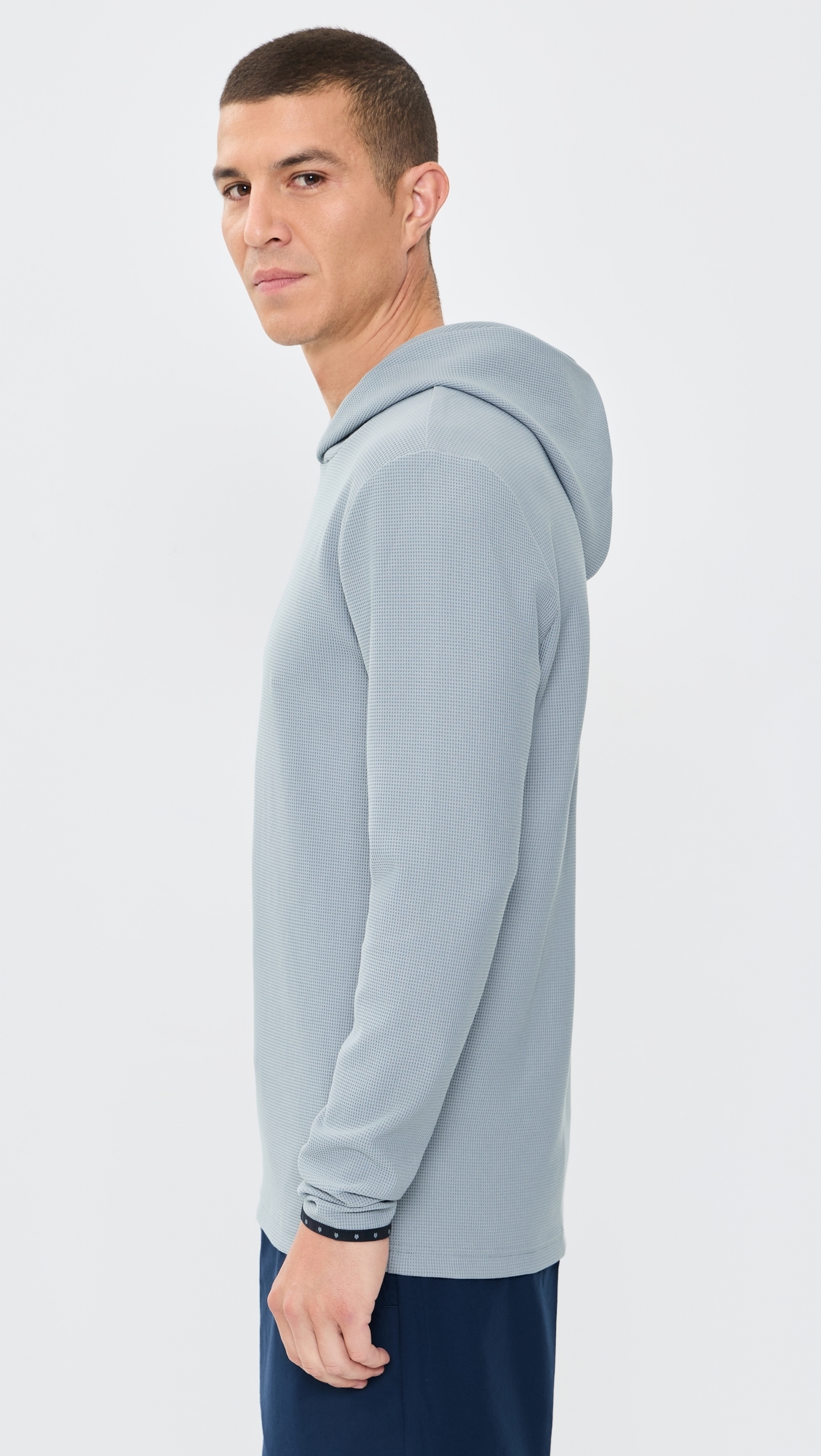 Traverse Waffle Hoodie Pacific Fog