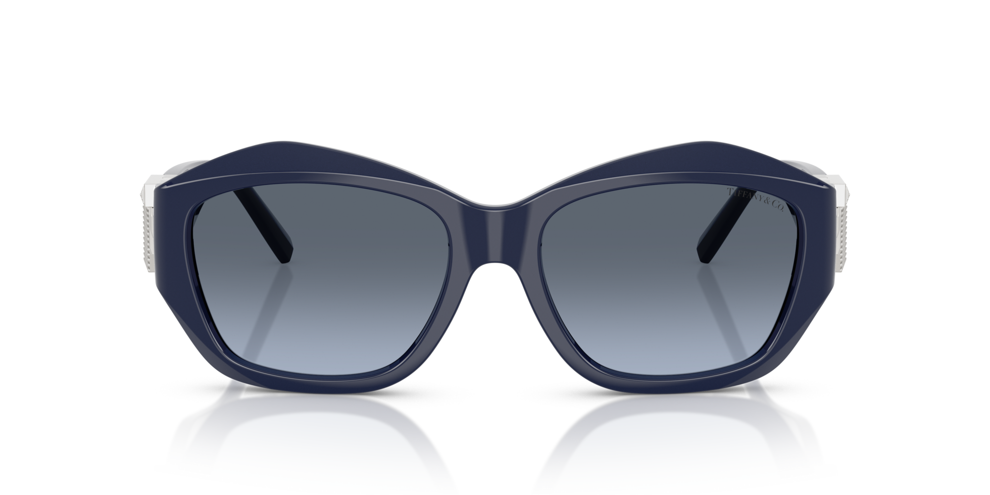 Tiffany Vrouw Tiffany TF4233U 83968F Zonnebrillen Geïnjecteerd Blauw Kussen Normaal Genuanceerd
