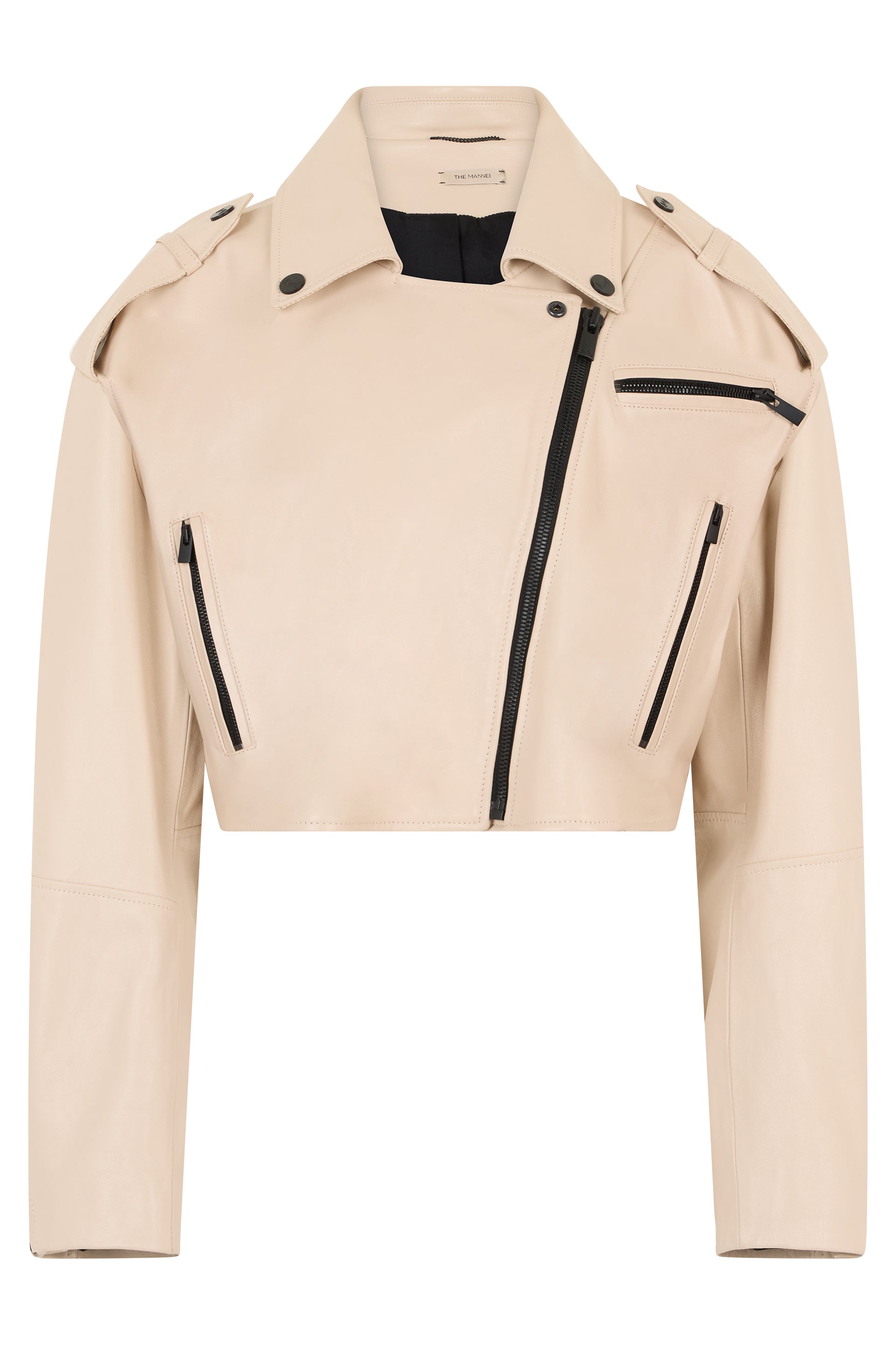 Mini Cropped Leather Jacket