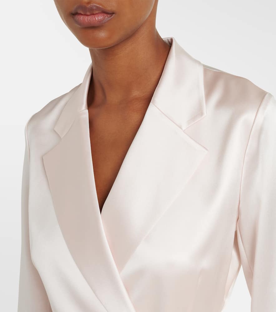 Joubert silk satin blazer