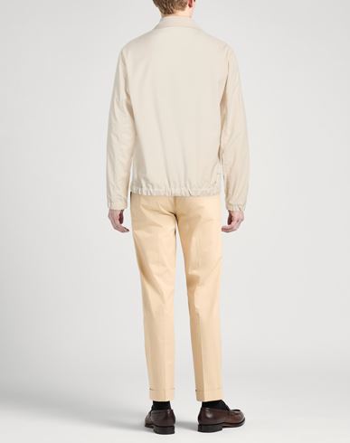 Hevò Man Jacket Beige Size 38 Polyester, Viscose, Elastic fibres