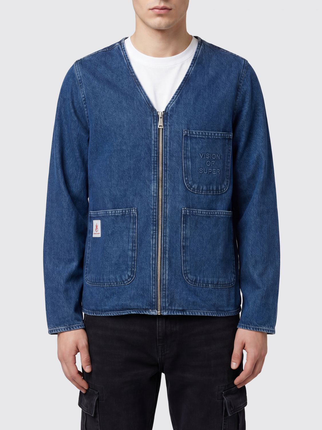 Jacket Men color Blue
