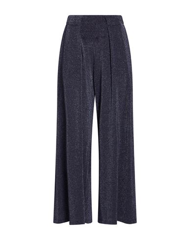 Momoní Woman Pants Midnight blue Size 4 Polyester, Viscose, Polyamide, Metallic fiber, Elastane