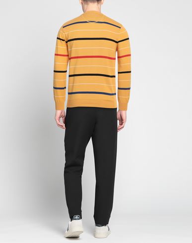Man Sweater Yellow Size 40 Cotton