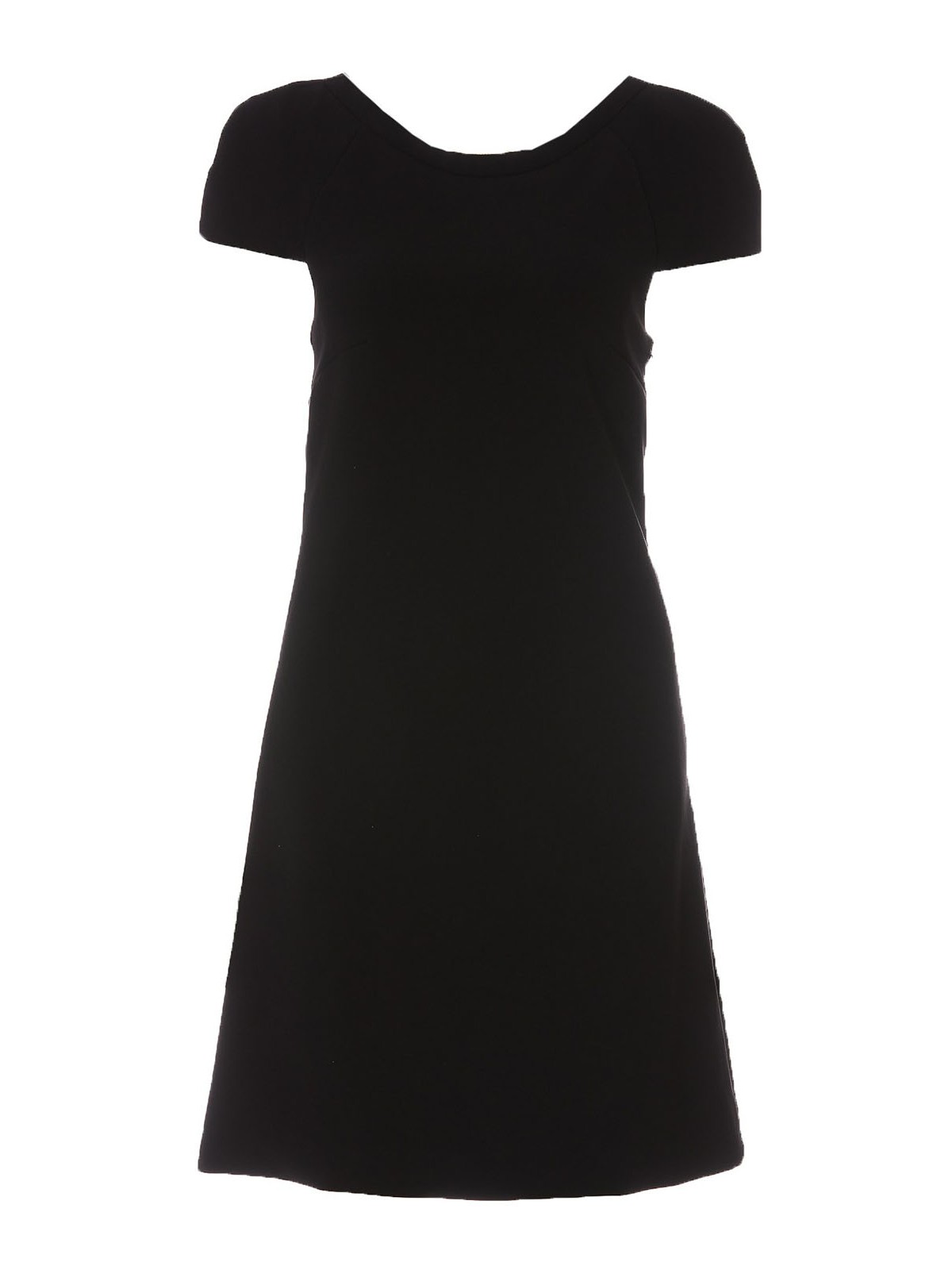 Smiley hook closure mini dress